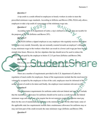 Hospitality Law review questions