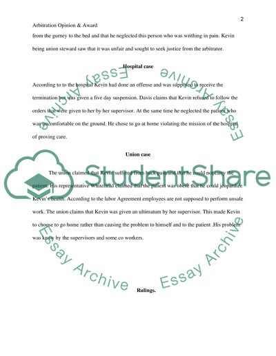 Arbitration essay introduction image