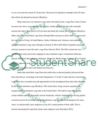 Minimum Wage in the US