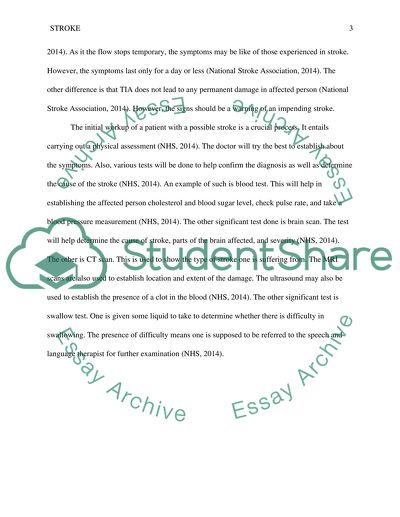 The Signs and Symptoms of a Stroke