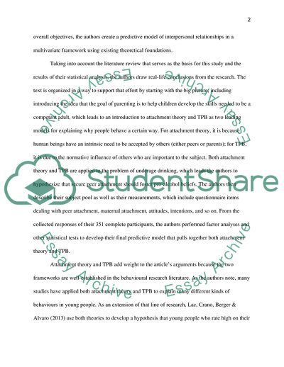 A Review of Lac, Crano, Berger, and Alvaro