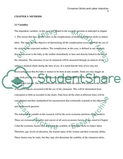 Identifying complication of drinking cinnamon to induce labor