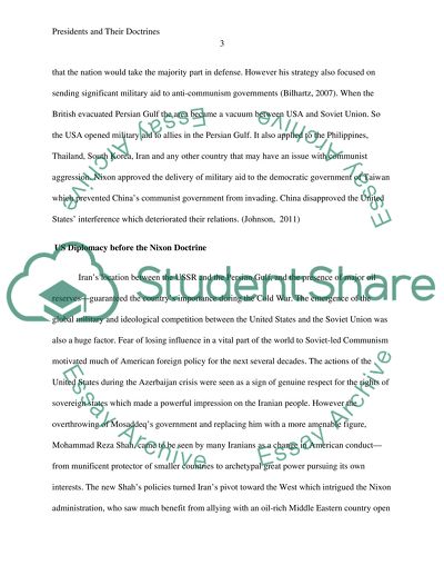 Assignment 2: Current Events and U.S. Diplomacy