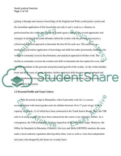 Implementation of effective youth justice practice