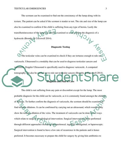 Testicular Emergencies