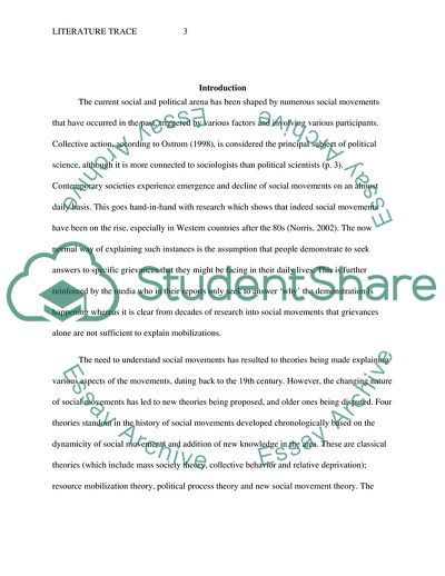 The Current Social and Political Arena