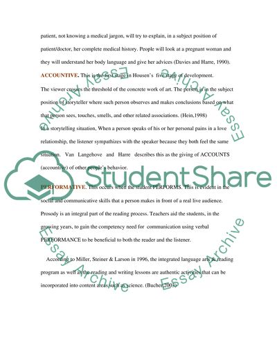 Subject Position and Discourse Analysis