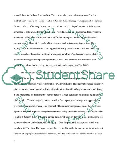 Human Resource Management as an Important Requirement in the Operation of Any Business Organization