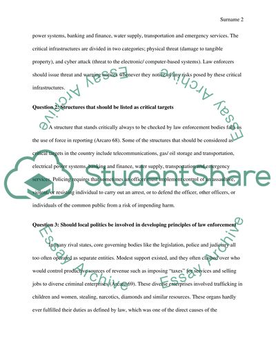 Principles of Law Enforcement