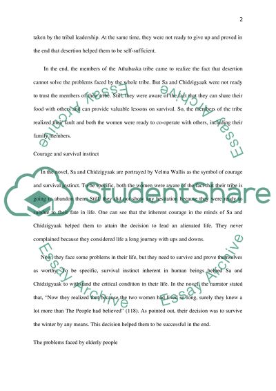 Two Old Women report, by Velma Wallis