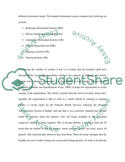 Knowledge Management at National Health Services