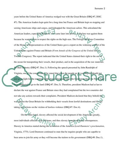 American Territorial Expansion and the Issue of Slavery