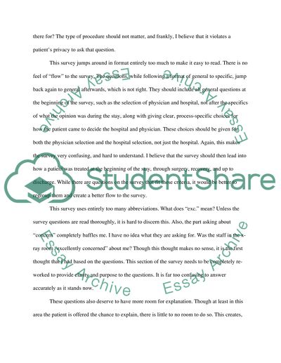 Analysis of Conducting Survey