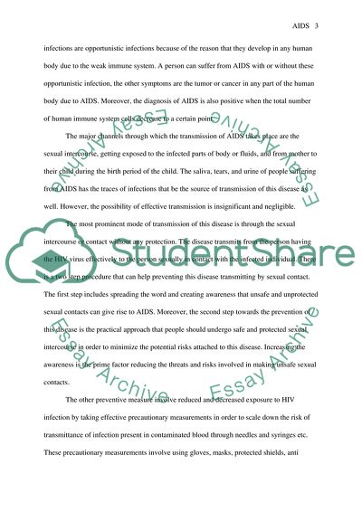 Acquired Immune Deficiency Syndrome