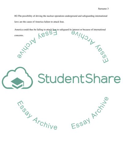 The Cause of America Not to Launch a War Against Iran