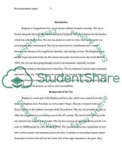 Comparing Two Sea Front Developments in Brighton City