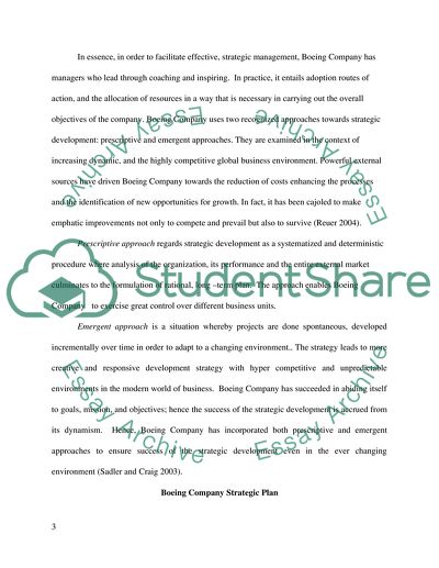 Global Marketing for Boeing Company