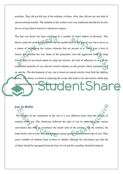 The Second Gulf War and the Intervention into Kosovo