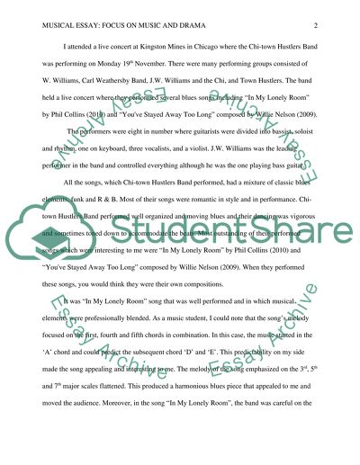 Focus on Music and Drama