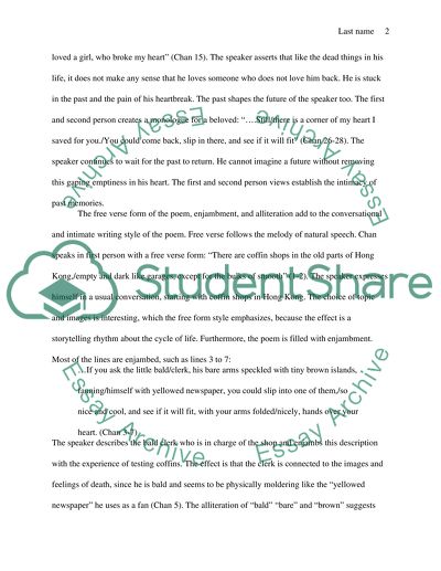 Close Critical Reading of Poem Inescapably Me