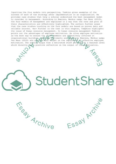 Management Strategies