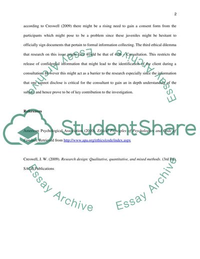 My Area of Interest: The Study of Criminology