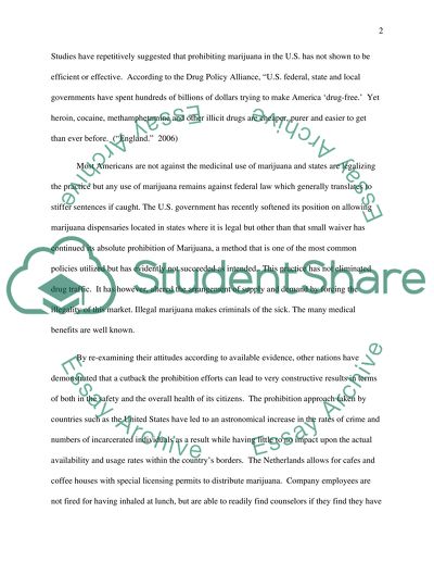 Why Marijuana Should be Legal