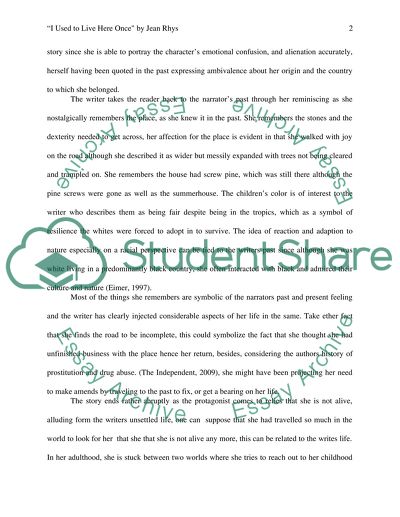 I Used to Live Here Once by Jean Rhys