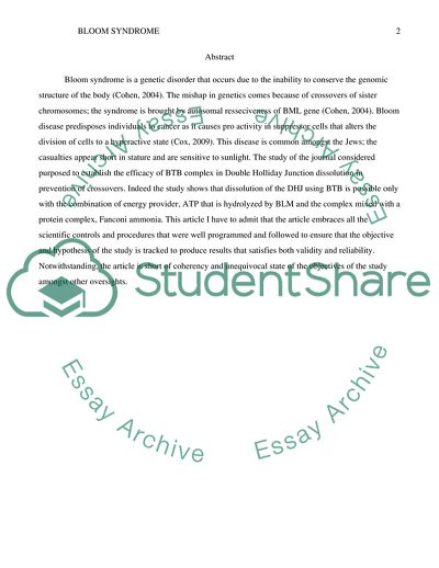 Efficacy of BTB Complex in Double Holliday Junction Dissolution