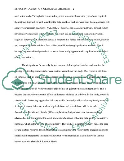 Impact of Domestic Violence on Children