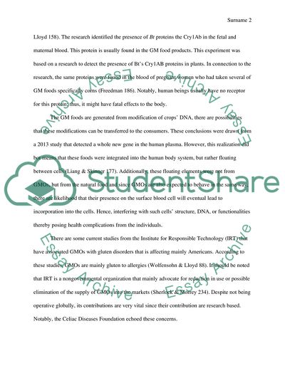 Harmful Effects of Genetically Modified Food