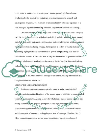 Annual Reports Complexity