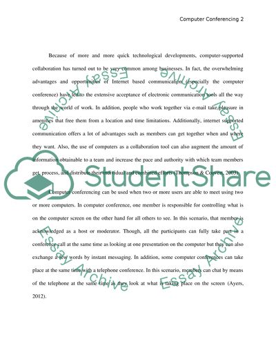 How Should We Help Our Organizations to Use Internet-Based Conferencing Safely and Effectively