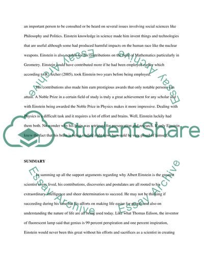 Why Einstein Is the Greatest Scientist Ever Lived