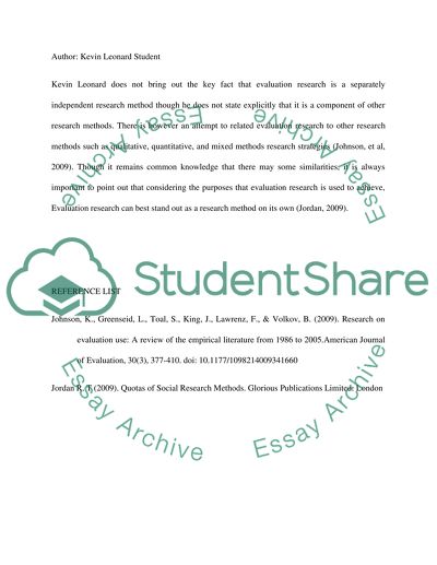 Social Research Methods