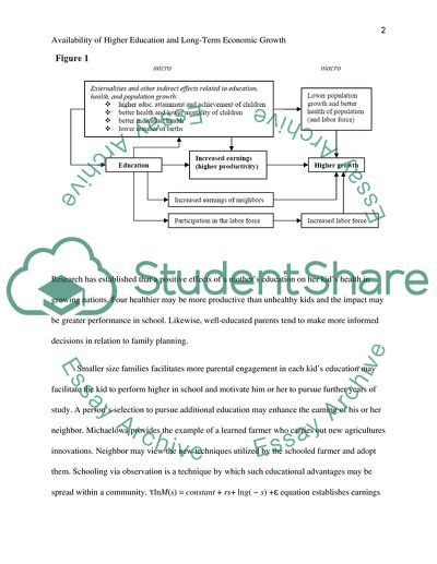 Higher Education and Long-Term Economic Growth