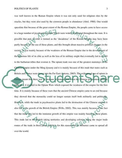 The Use of Psychoactive Plants