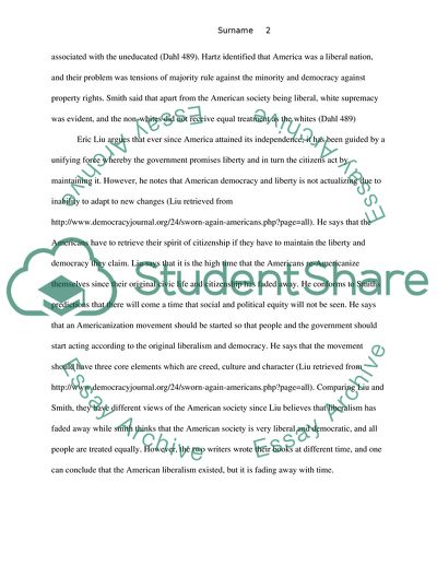 What Does It Mean to Be an American