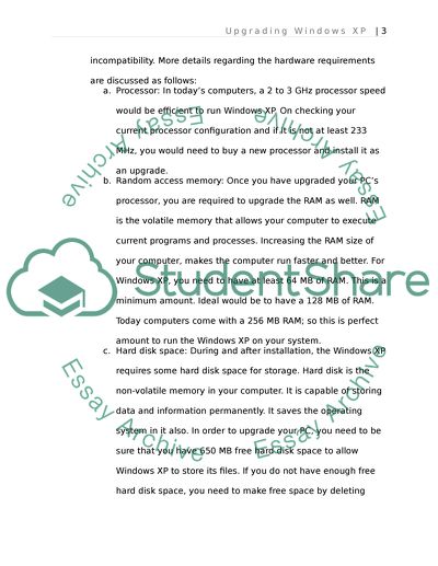 Upgrading Windows XP