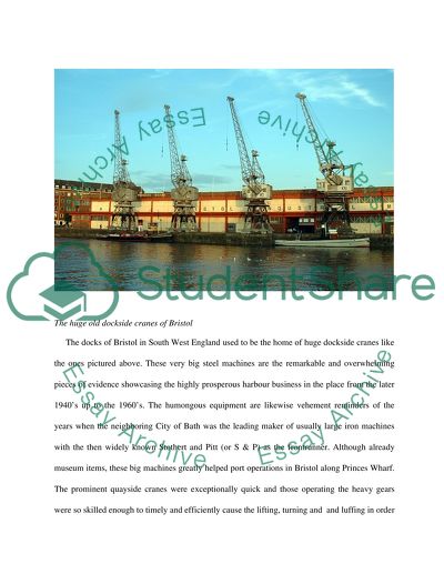 Dockside Cranes