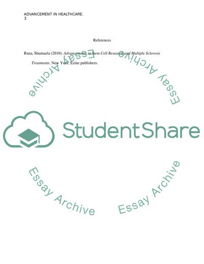 Advancements in Stem Cell Research and Multiple Sclerosis Treatments