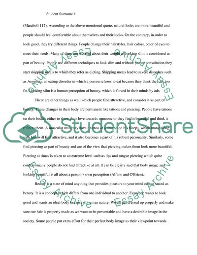 Role of Advertisement on Body Image