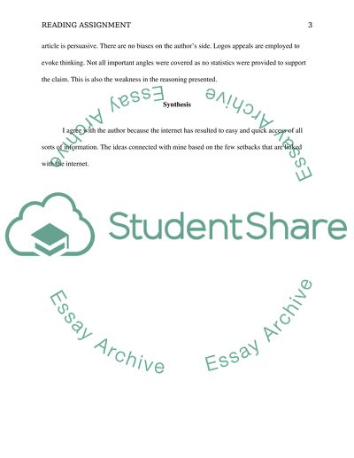 Internet and Critical Thinking in Information Age