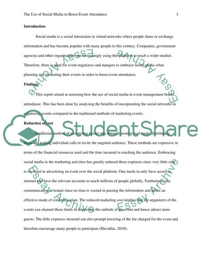 The Use of Social Media to Boost Event Attendance