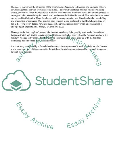 Managing Organizational Change