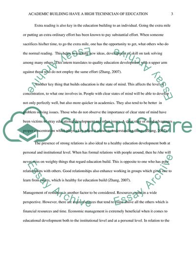 Academic Build Have a High Technician of Education