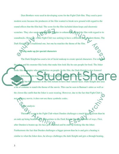 The Dark Knight vs Fight Club