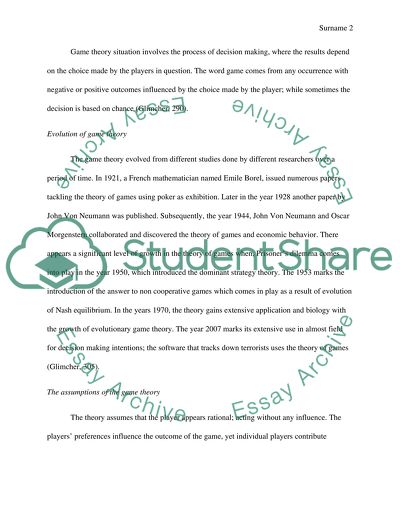 Neural basis of game theory