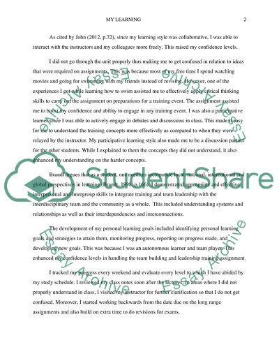 Lesson 1: Preparation:Learning Check 1 [3DLAL1LC1]: My Learning