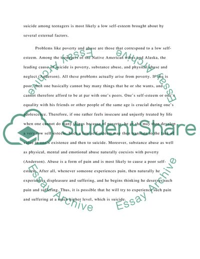 Suicide Rate for Teenagers and Factors Lead To Suicide